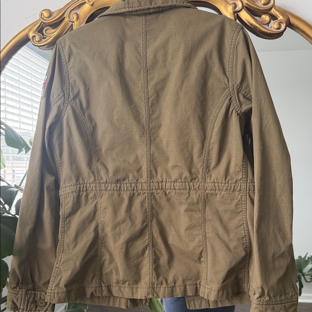 Superdry Olive Military Field Jacket - Picture 8 of 8